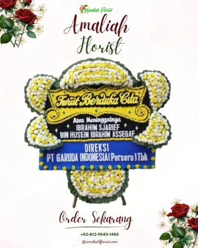 Papan Bunga Duka pasar keong